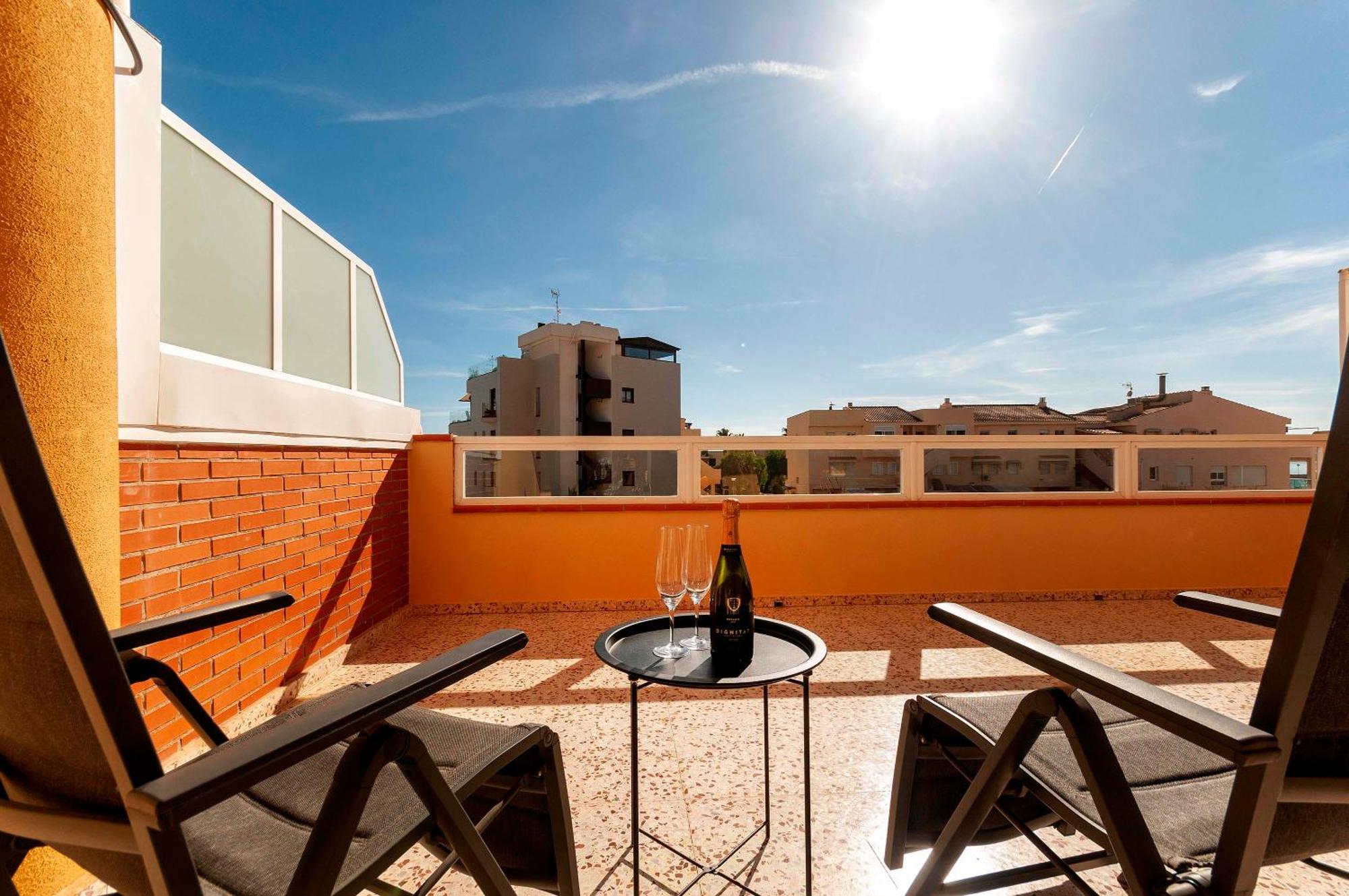 Primera Linea, Gran Terraza, Maravillosas Vistas, Alto Standing ビリャホヨサ エクステリア 写真